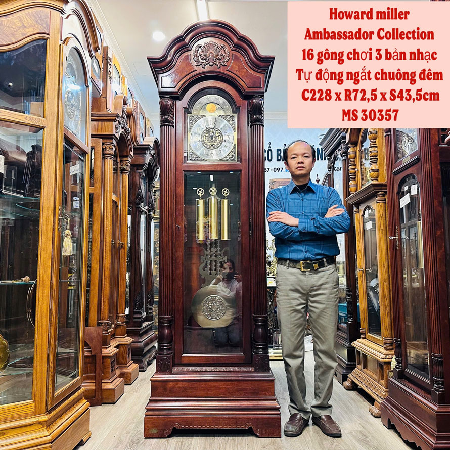 Dong Ho Tu Cay Co Howard Miller Bk 30357