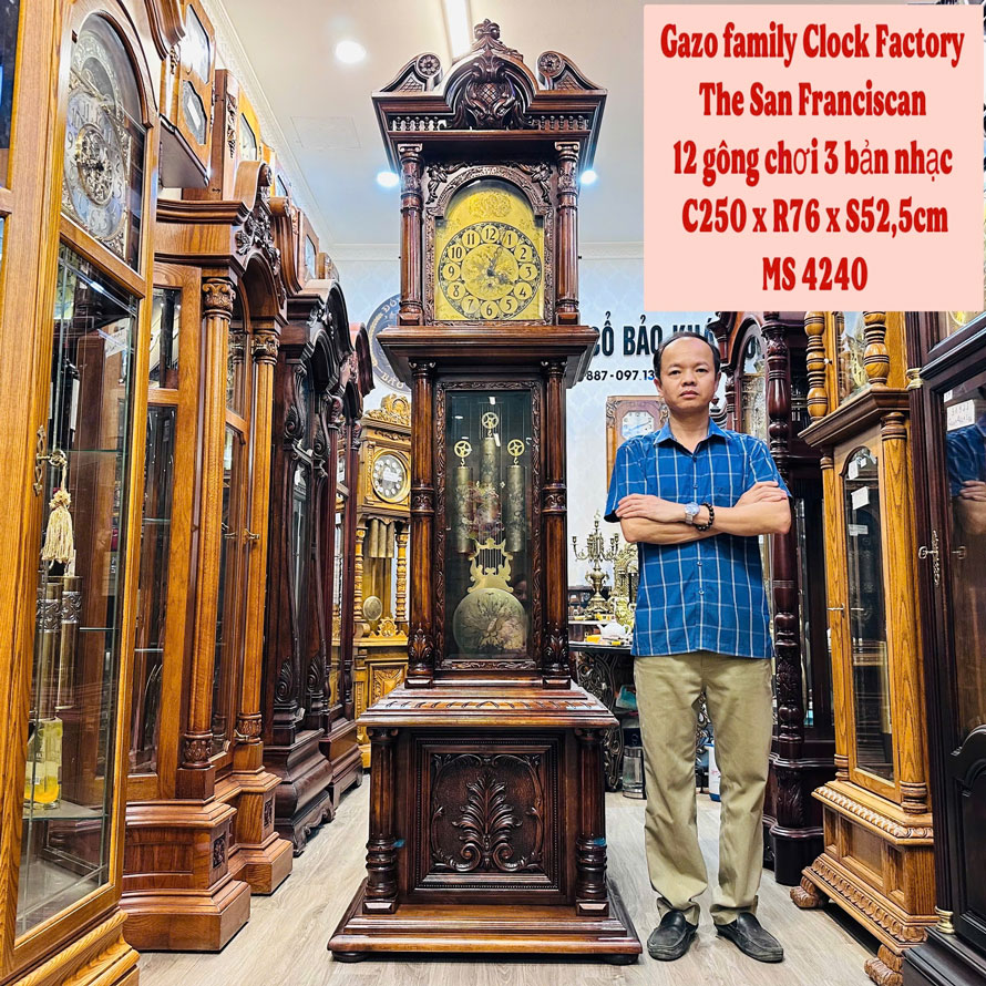 Dong Ho Tu Cay Gazo Family Clock Factory The San Franciscan