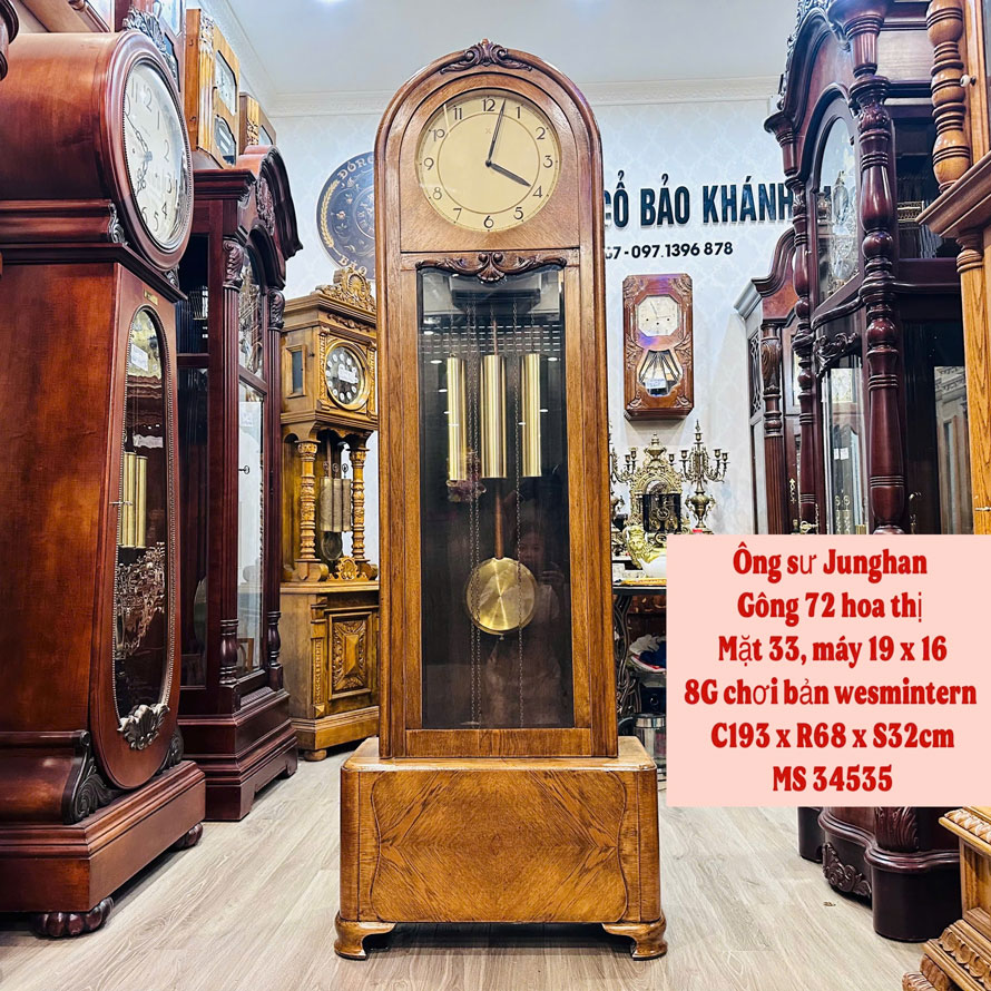 Dong Ho Tu Cay Co Dau Ong Su Junghan Bk34535